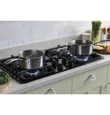 GE JGP3036DLBB - 36 in. 5-Burner Natural Gas Cooktop with Simmer Burner & Power Burner - Black
