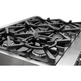 Forno Pro-Style FFSGS612536 36 Inch Freestanding Professional Dual Fuel Range with 6 Sealed Burners, 5.36 cu. ft. Oven Capacity, Continuous Grates, True European Convection, Illuminated Zinc Cast Knobs, Magic Eyes, and ETL Listed