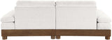 Turin - Chenille Fabric Upholstered Modular Sectional - Cream