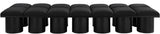Pavilion - 14 Piece Modular Bench With Black Base