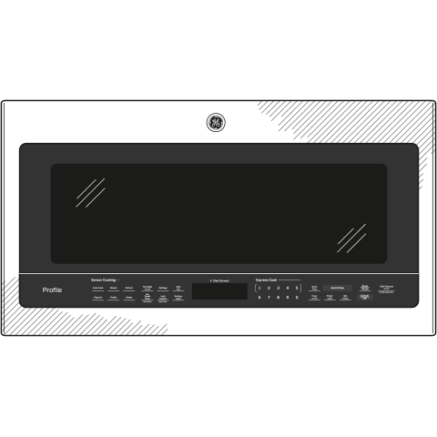 GE Profile PVM9005SJSS dimensions