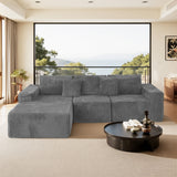 Modern Cloud Sectional Sofa With L-Shape Chaise