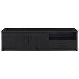 Murray - 70" 2-Door TV Stand Media Console - Black