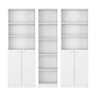 Levan - 3 Piece Living Room Set With 3 Bookcases