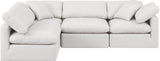 Indulge - Faux Leather 4 Piece Modular Sectional