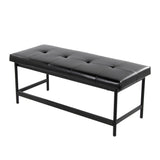 Fuji - Bench - Black Metal Base