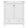 Modern Bathroom Vanity With Sink Combo, Multi Functional Cabinet With Doors And Drawer