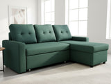 Convertible L Shaped Sectional Sleeper Sofa Bed, Saving Pull Out Couch