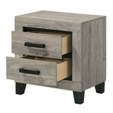 Mari - Nightstand - Light Gray Finish