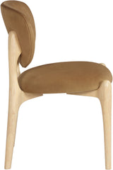 Velora - Upholstered Dining Chair (Set of 2) - Saddle / Natural