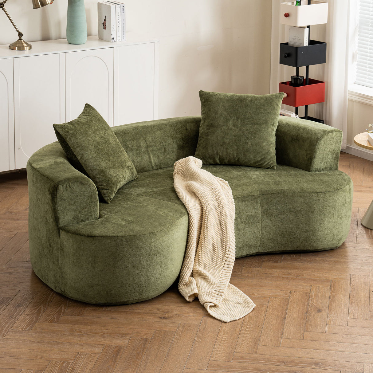 Cloud Modular Sectional Sofa With Chaise, With Deep Seat