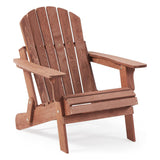 Oversize Outdoor Folding Adirondack Chair, Patio Chair For Garden