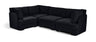 Hammond - Velvet Performance Fabric Upholstered 4 Piece Sectional