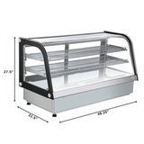 48 in. Drop-In Countertop Display Refrigerator in Black (DICDC-202-BK)