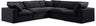 Comfy - 5 Piece Velvet Modular Corner Sectional