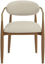 Riccio - Dining Arm Chair (Set of 2) - Walnut Frame