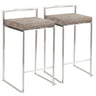 Fuji - Contemporary Elegant Stackable Counter Stool Set