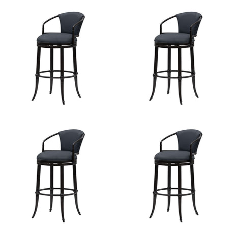 Otis - Upholstered Swivel Bar Height Barstool