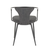 Waco - Upholstered Chair - Dark Gray