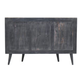 T Bar Quad Cabinet - Ash Black