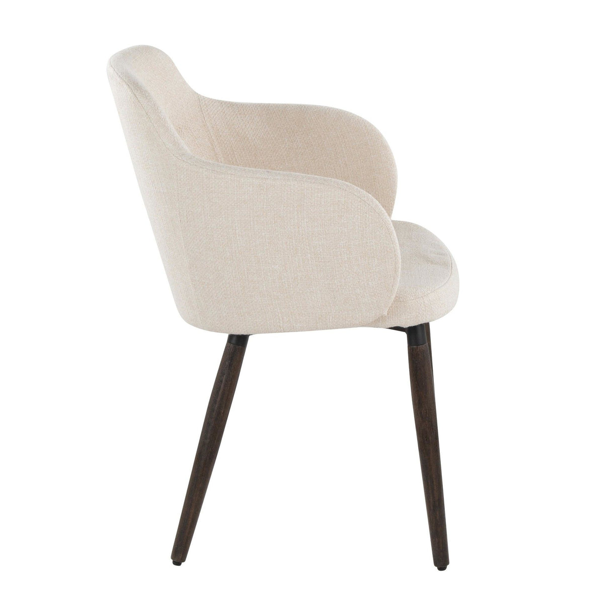 Boyne - Farmhouse Dining / Accent Chair (Set of 2) - Dark Walnut Legs