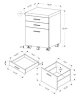File Cabinet Rolling Mobile Storage Drawers Printer Stand For Office