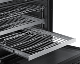 Dacor DOB30M977SM 30 Inch Single Wall Oven interior with GlideRack shelves