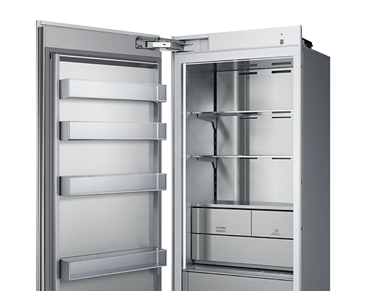 Dacor DRZ30980RAP column freezer installed lifestyle view