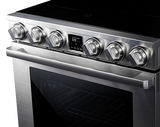 Dacor DOP30T940IS 30 Inch Induction Range oven interior view