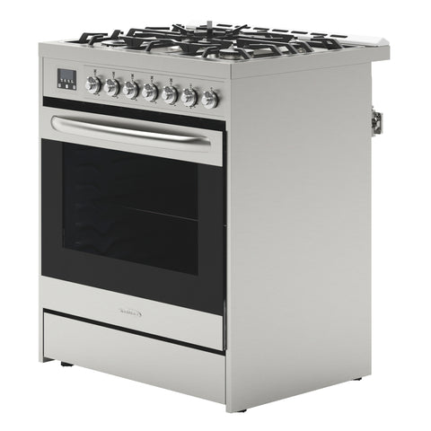 30 in. Stainless-Steel Professional Gas Range, KM-FR30G-SS.