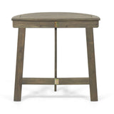 Outdoor Half Round Folding Acacia Wood Bistro Table