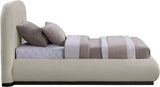 Vaughn - Chenille Bed With Black Base