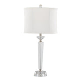 Diamond - Torch 25" Crystal Table Lamp (Set of 2) - White