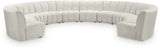 Infinity - 10 Piece Velvet Modular Sectional