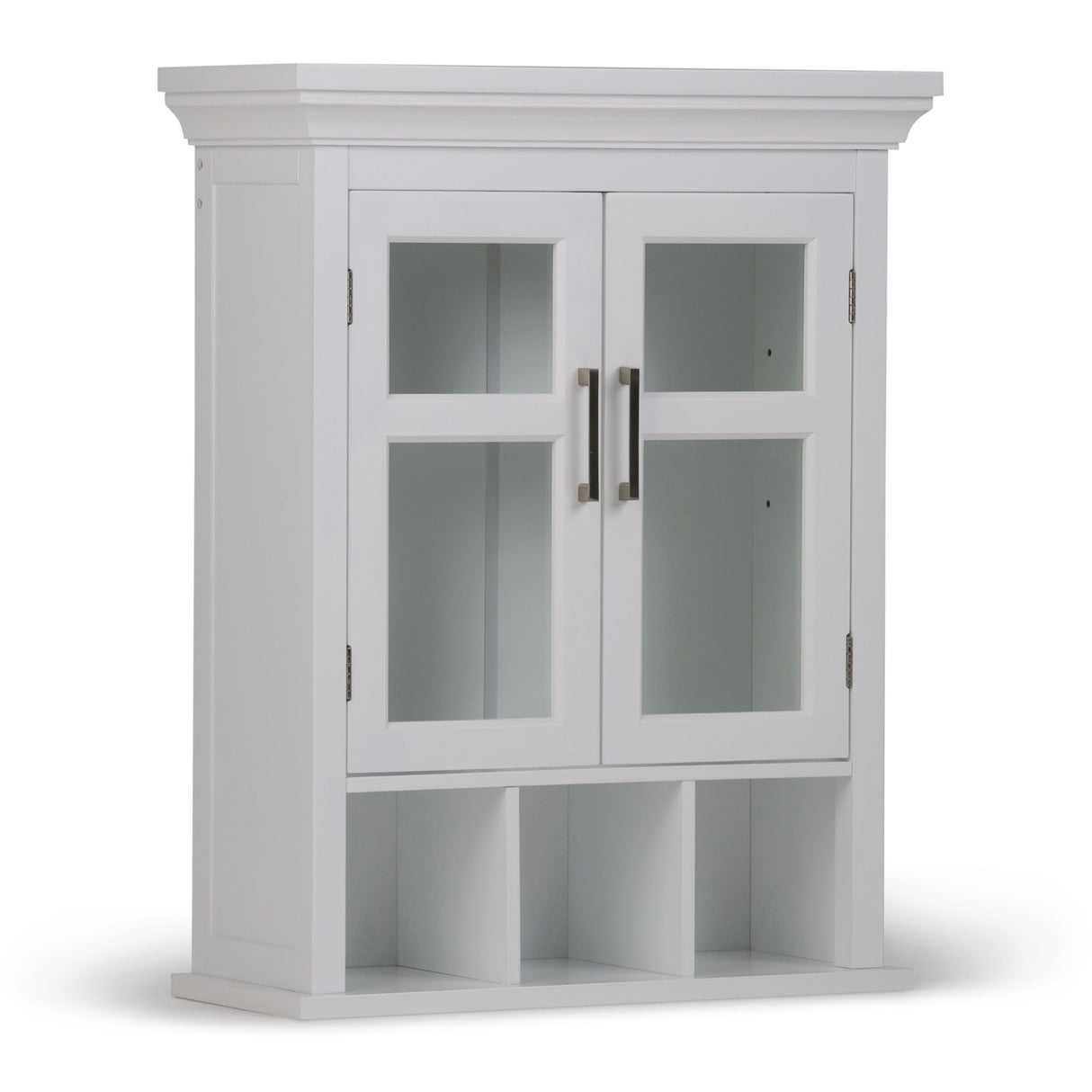 Avington - 2 Door Wall Cabinet With Cubbies - Pure White