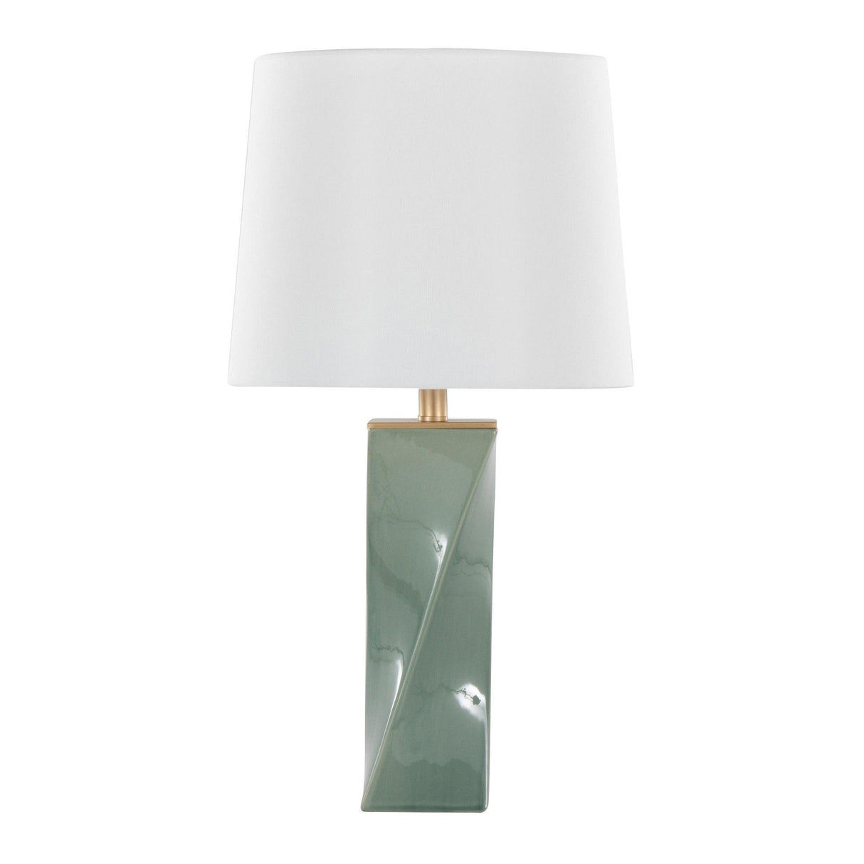 Curvo - Square 27" Ceramic Table Lamp