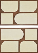 Icon - Mango Wood 2 Piece Wall Art