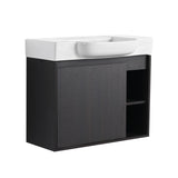Wall Mounted Bathroom Vanity With Sink, Soft Close Door