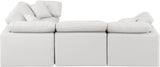 Indulge - Faux Leather 4 Piece Modular Corner Sectional