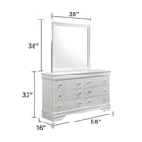 Blaze - Modern 6 Drawer Dresser