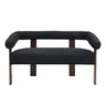 Modern Round Armrest Loveseat