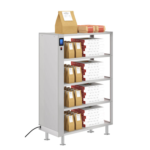 Five-Shelve Commercial Take Out Warmer Cabinet with Touch Screen in Stainless-Steel, UL and NSF Listed (KM-WSC-T5)