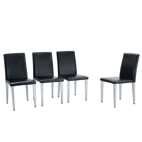 Elegant Upholstered Chairs & Metal Legs