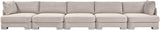 Hammond - Velvet Performance Fabric Upholstered 5 Piece Sofa
