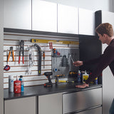 Nova Series - Wall Mounted Utility Storage Garage Cabinet - Dark Gray