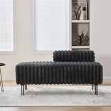 Mini Loveseat With Adjustable Backrest