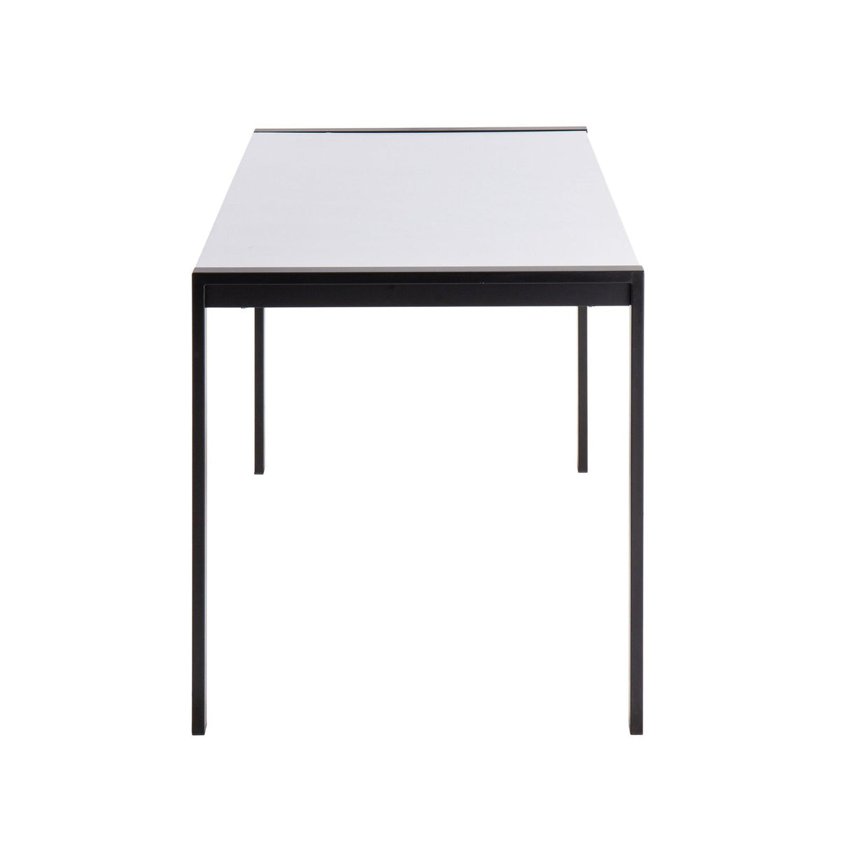 Fuji - Contemporary Dining Table - Black Metal