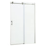 Single Sliding Bypass Shower Door Enclosure With Tempered Glass