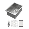 Modern Style Undermount Sink With Stainless Steel, Deep Single Bowl