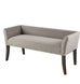 Elegant Design Bench Upholstery, Solid Wood Frame
